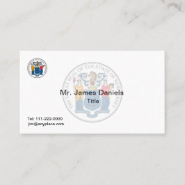 New jersey Underbar säl Visitkort