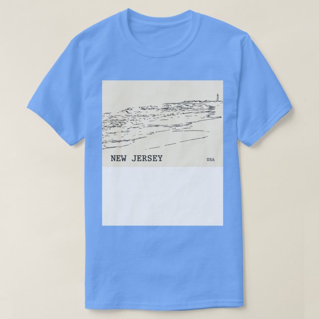 NEW JERSEY USA 1 T SHIRT (Design framsida)
