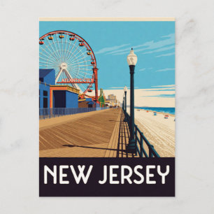 New Jersey USA Strandstäder och Nordost-resor 🌊 Vykort