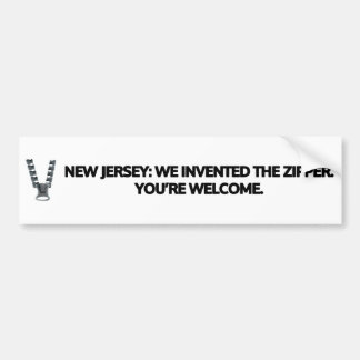 New jersey: Vi uppfann blixten. Bildekal