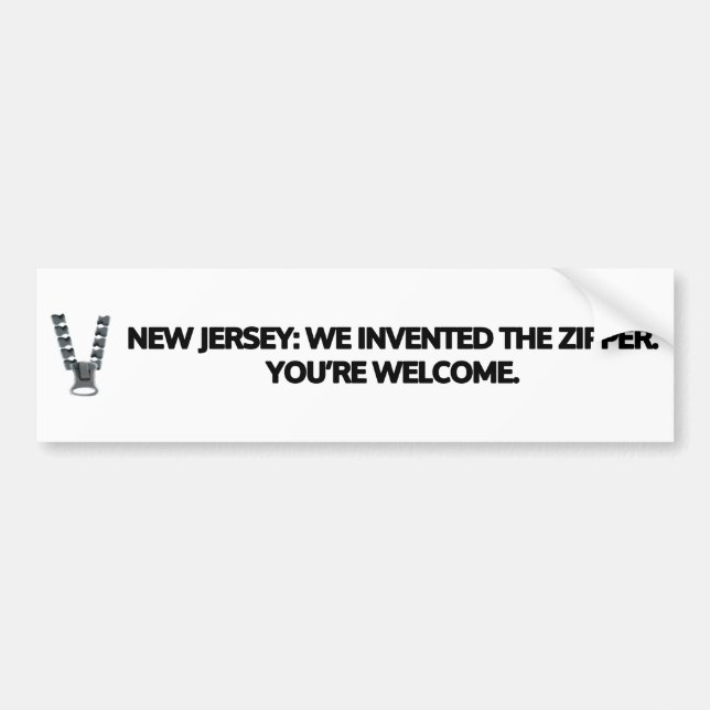 New jersey: Vi uppfann blixten. Bildekal (Framsidan)