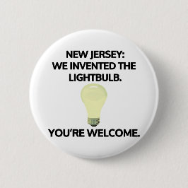 New jersey: Vi uppfann glödlampan. Knapp