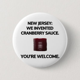 New jersey: Vi uppfann kranbärssås. Knapp