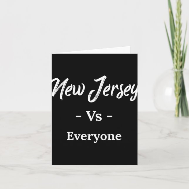 New Jersey Vs Everyone  Kort (Framsida)