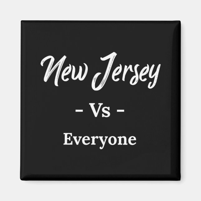 New Jersey Vs Everyone  Magnet (Framsidan)