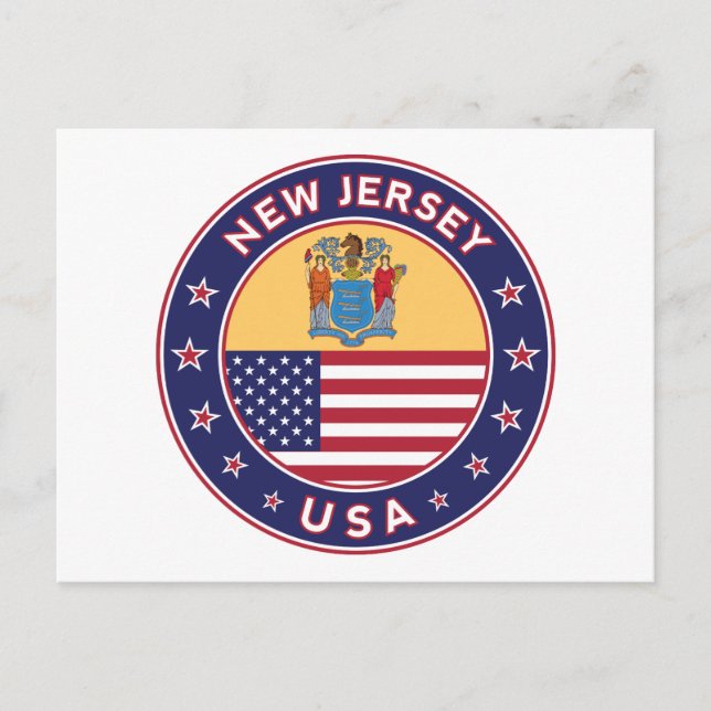 New jersey vykort (Framsida)