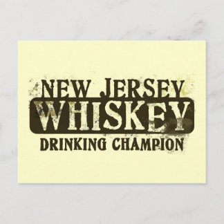 New jersey Whiskey Drinking Champion Vykort