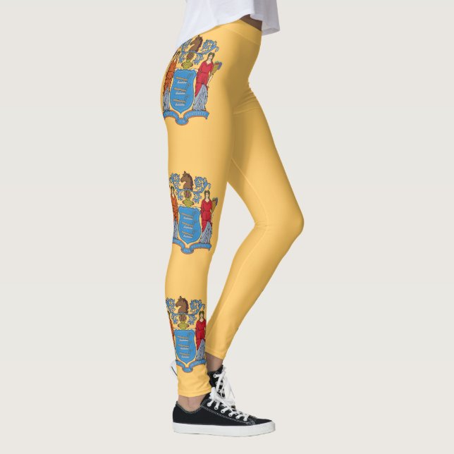 New Jerseys statsflagga Leggings (Höger)