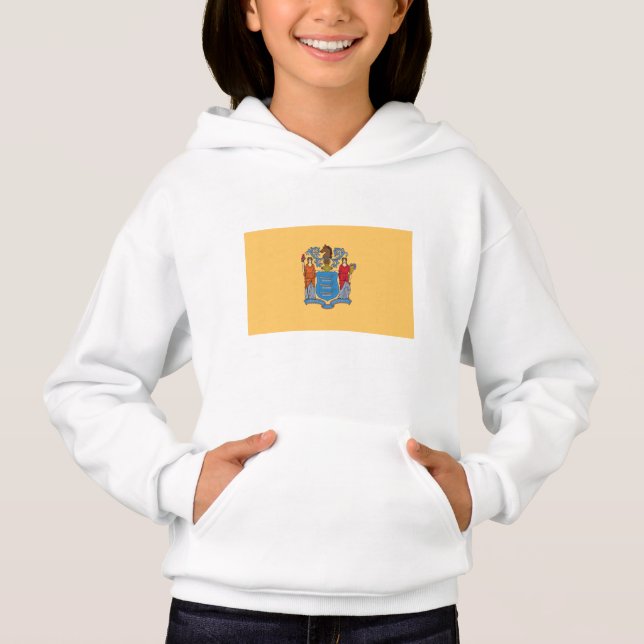 New Jerseys statsflagga T Shirt (Framsida)