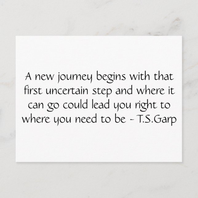 New Journey Vykort (Framsida)