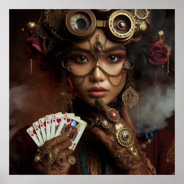 New Kärlek Beval Queen of Hearts V2 Poster (Framsidan)