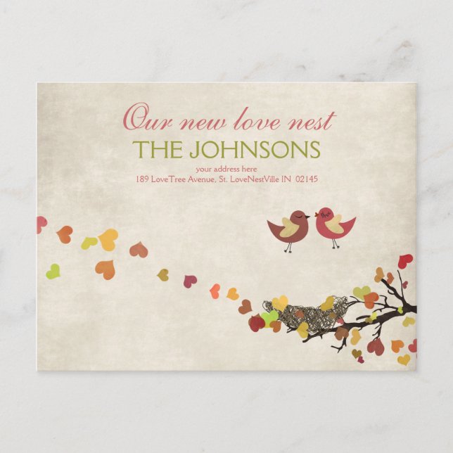 New Kärlek Nest Vykort (Framsida)