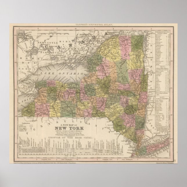 New Karta i New York Poster (Framsidan)