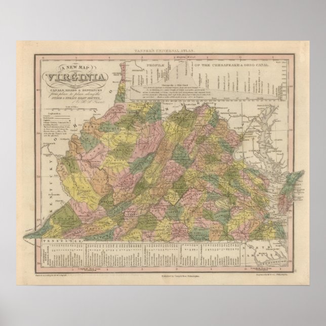 New Karta of Virginia Poster (Framsidan)