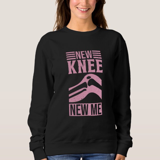 New Knee New Me  Knee Replacement Surgery T Shirt (Framsida)