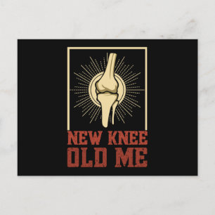 New Knee Old Me Knee Surgery Vykort