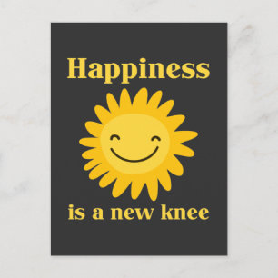 New Knee Replacement Funny Surgery Recovery Gift Vykort