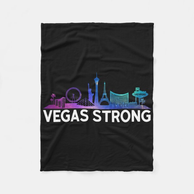 New Las Vegas Strong For Men, Women And Youth  Fleecefilt (Framsidan)