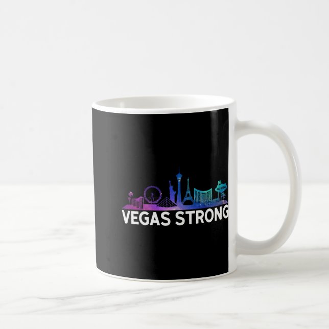 New Las Vegas Strong For Men, Women And Youth  Kaffemugg (Höger)