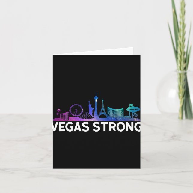 New Las Vegas Strong For Men, Women And Youth  Kort (Framsida)