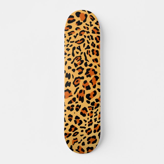 New Leopard Struktur 3 Mini Skateboard Bräda 18,5 Cm (Framsida)