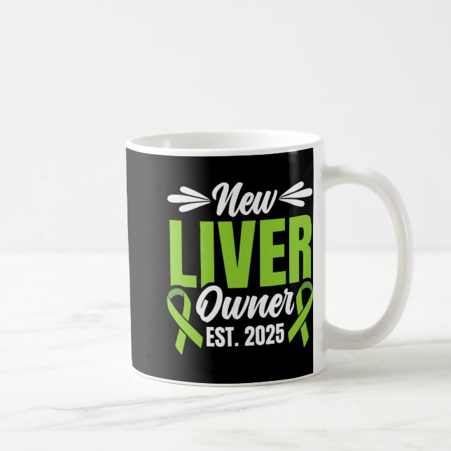 New Liver Owner Est. 2025 - Liver Transplant Recie Kaffemugg (Höger)