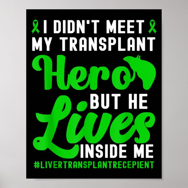 New Liver Owner Funny Liver Transplant Survivor  Poster (Framsidan)