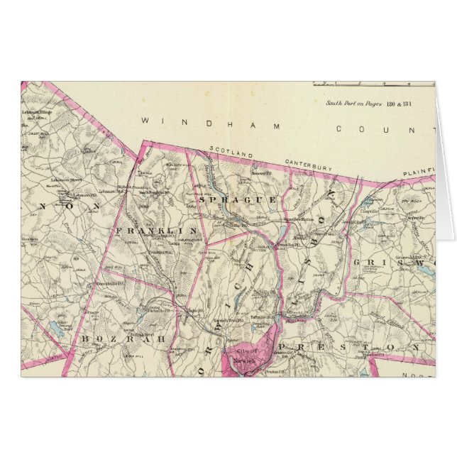 New London Co N Hälsningskort (Framsidan Horizontal)