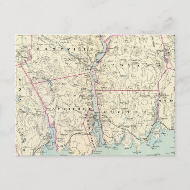 New London Co S Vykort (Framsida)