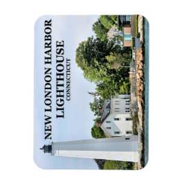 New London Harbour Lighthouse, CT Photo Magnet
