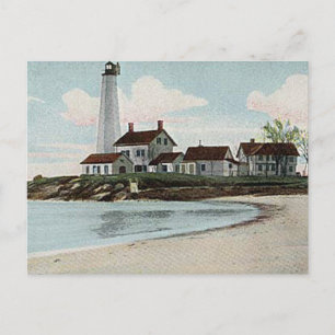New London Harbour Lighthouse Vykort