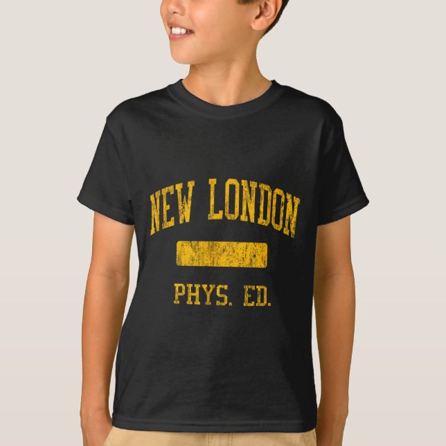 New London High School Hs New London Ct Phys Ed  T Shirt (Framsida)
