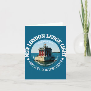 New London Ledge Light Kort