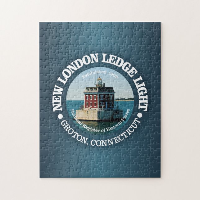New London Ledge Light Pussel (Vertikal)