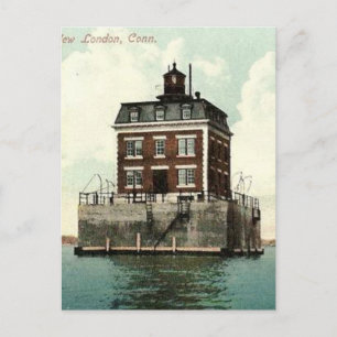 New London Ledge Lighthouse Vykort