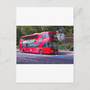 New London Red Buss Vykort