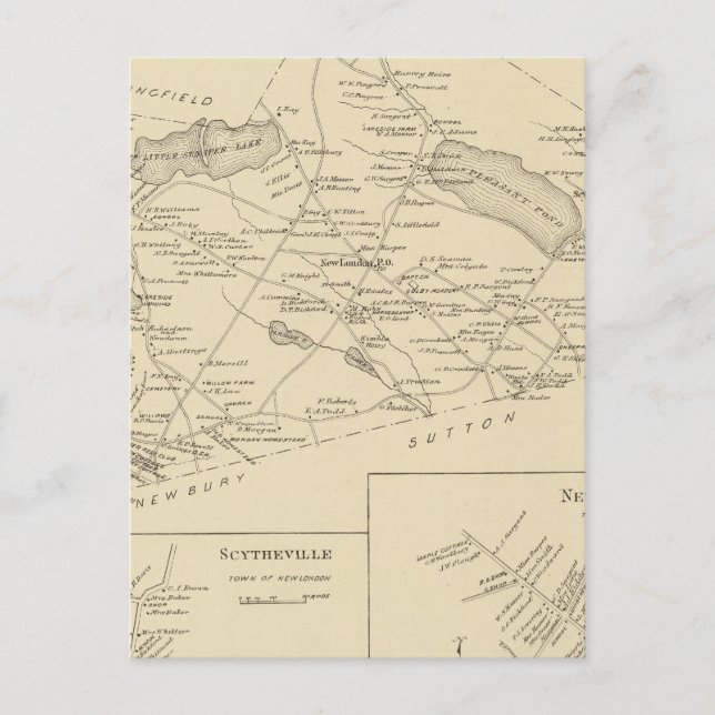 New London, Scytheville Vykort (Framsida)