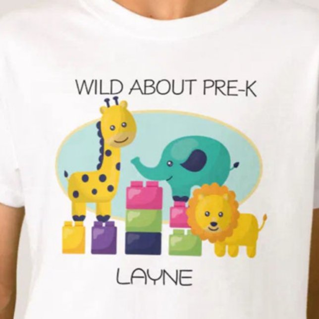 New Low Price! Cute, PERSONALIZED Pre-K T Shirt (Skapare uppladdad)