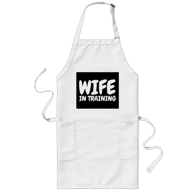 New Maka Kitchen aprons, Bröllop Förlovning Långt Förkläde (Framsidan)