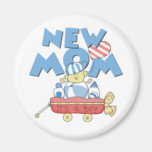 New mamma Det är en pojk- och gåvor. Magnet