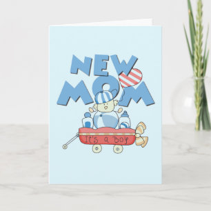 New mamma Det är en pojk- och gåvor. Meddelande