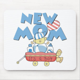 New mamma Det är en pojk- och gåvor. Musmatta