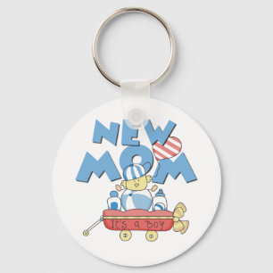New mamma Det är en pojk- och gåvor. Nyckelring