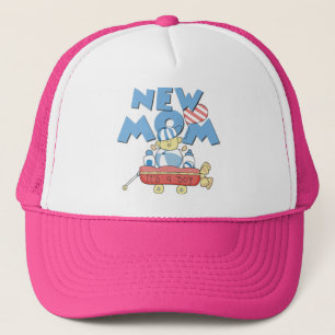 New mamma Det är en pojk- och gåvor. Truckerkeps