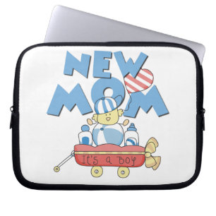 New mamma.. Det är en pojkgåva Laptop Fodral