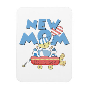 New mamma.. Det är en pojkgåva Magnet