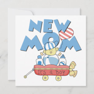 New mamma.. Det är en pojkgåva Meddelande