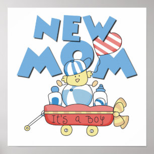 New mamma.. Det är en pojkgåva Poster