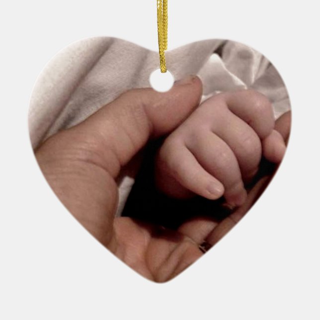 New mamma och Baby - Joy of Life Julgransprydnad Keramik (Framsidan)