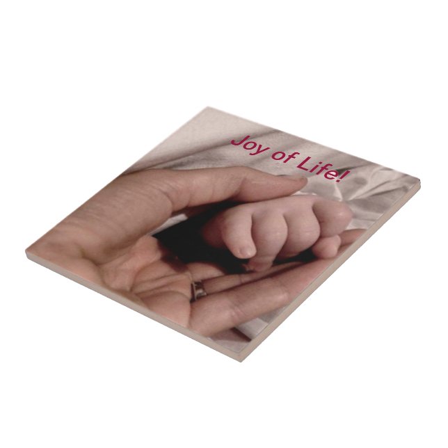 New mamma och Baby Joy of Life Kakelplatta (Sidan)